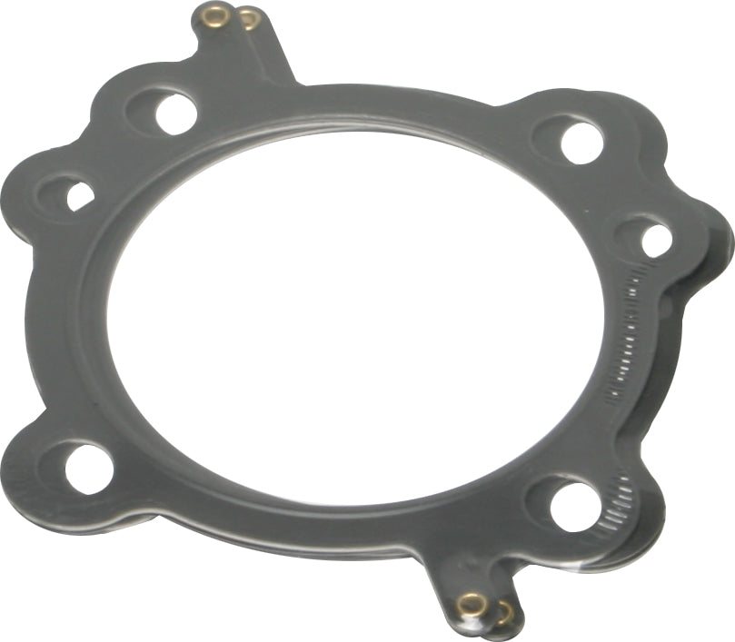 Cometic twin cam head gasket set with .051-inch thickness, showing gasket and seal details for engine performance.