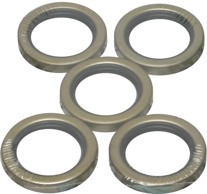 Cometic mainshaft oil seal for Evo 5, gasket or seal part number 35230-39dl, showing the black rubber seal in close-up.