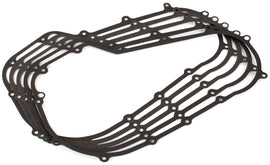 Set of five Cometic primary gaskets M8 .060 inch thickness, designed for engines, featuring durable seal material.