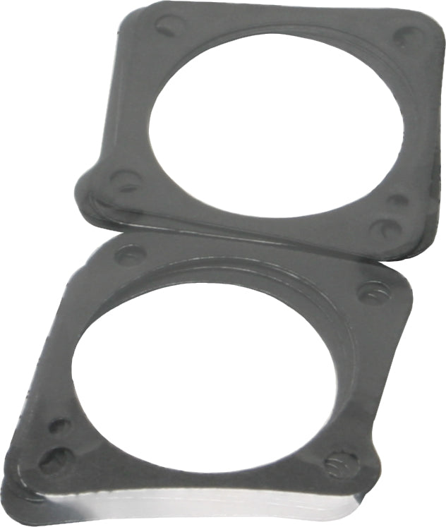 Cometic rear tappet guide gasket for Evo 10 engine, showing the black rubber seal with metal core and gasket details.
