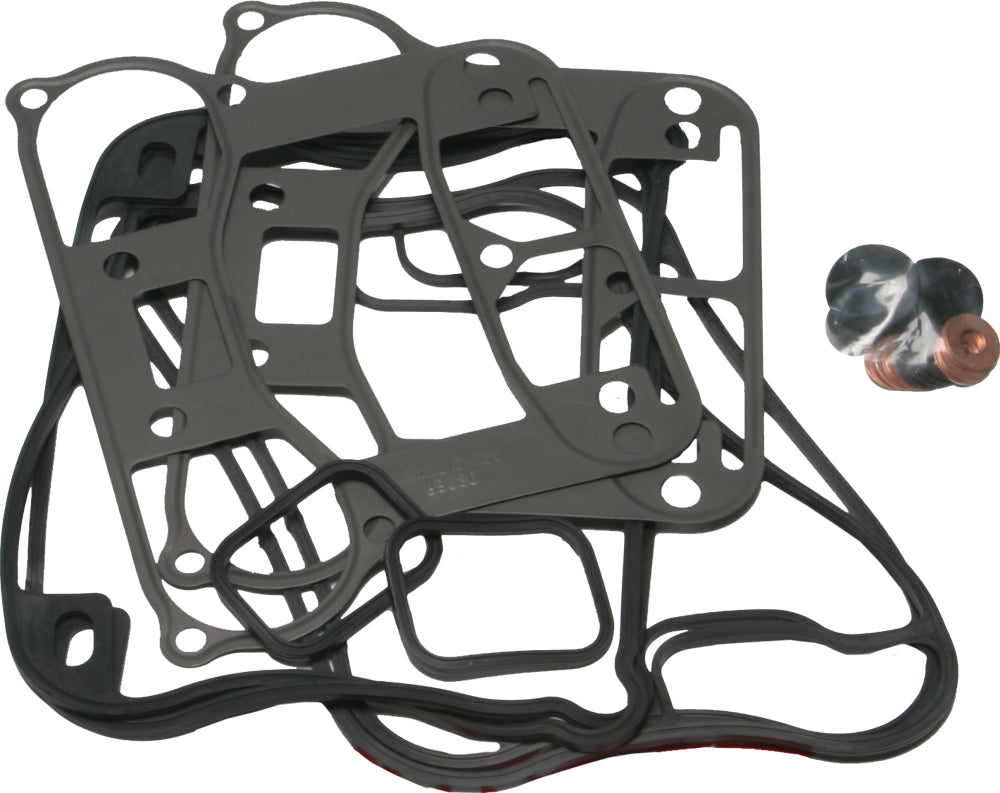 Cometic rocker box gasket kit for Evo Sportster, includes seals and gaskets, OE#17036-91, designed for Harley-Davidson motorcycles