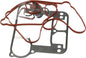 Cometic rocker box gasket kit for Evo Sportster motorcycle, featuring high-quality seals and gaskets for engine maintenance.