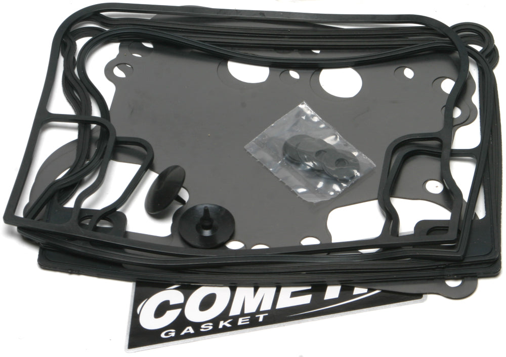 Cometic Twin Cam Rocker Box Gasket Kit for Harley Twin Cam engines, featuring durable seals and gaskets for engine performance.