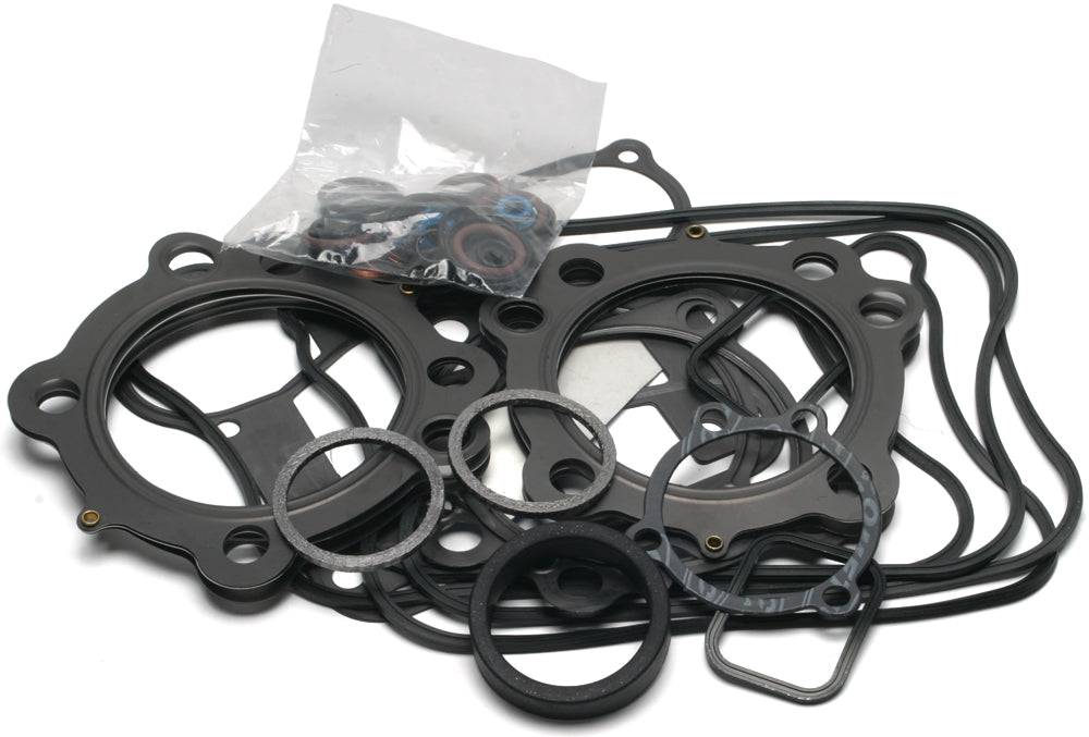 Cometic top end gasket kit for Evo Sportster motorcycle engine, includes seals and gaskets for engine repair.