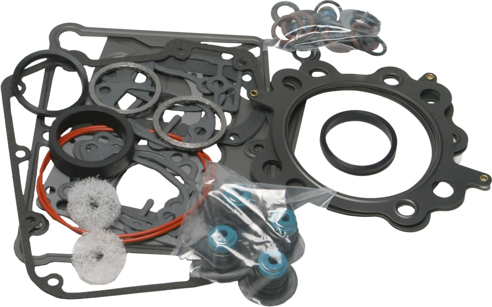 Cometic Twin Cam Top End Gasket Kit 68-9844, engine gaskets and seals for motorcycle top end rebuilds.