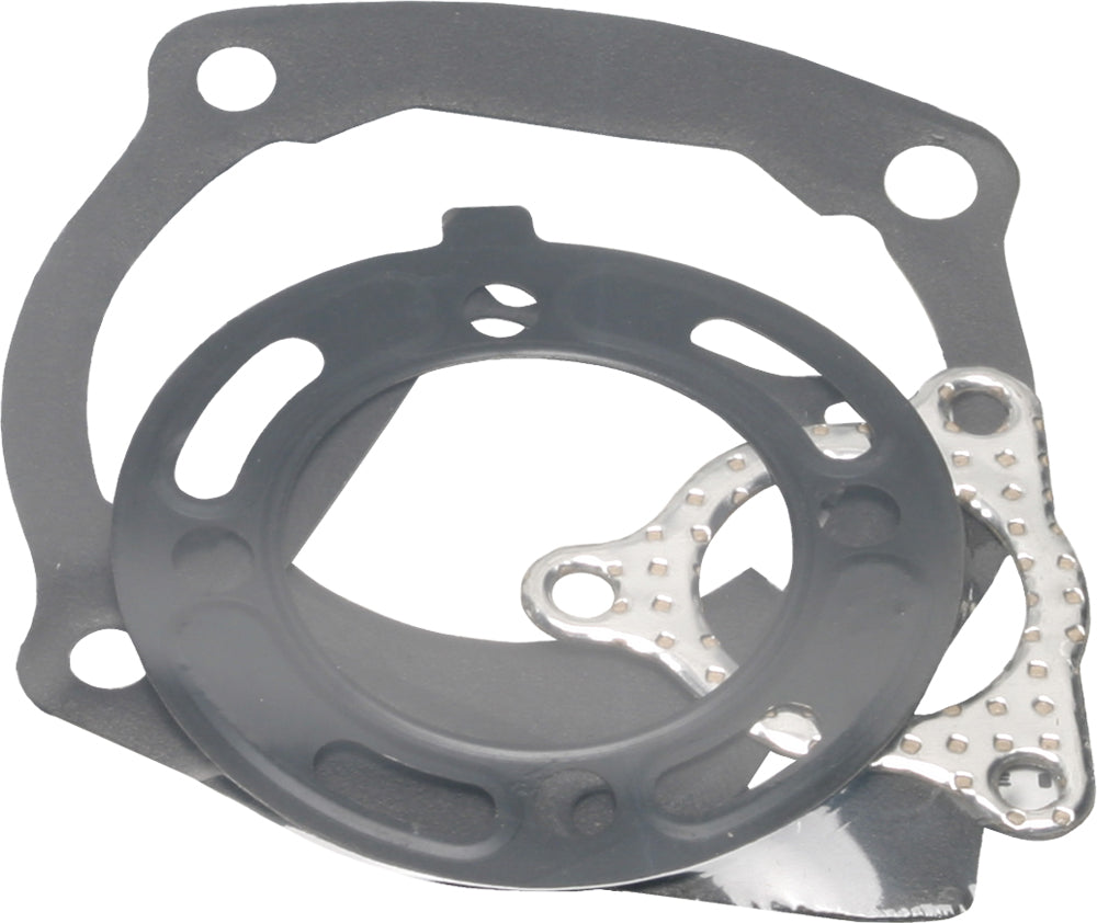 Cometic top end gasket kit with 52.5mm hon for motorcycle engine, featuring gaskets and seals for engine top end repair.