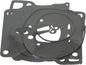 Cometic top end gasket kit for KTM motorcycles, including gaskets and seals, shown with various gasket components.