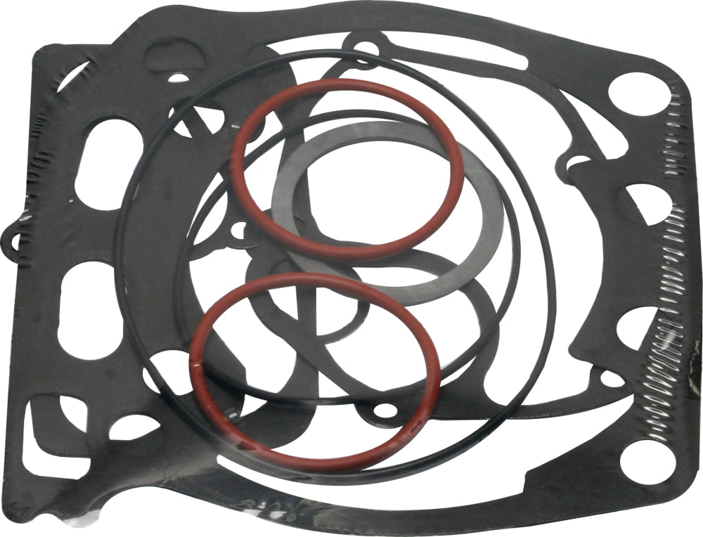 Cometic top end gasket kit for Suzuki engines, featuring gaskets and seals for engine repair and sealing purposes.