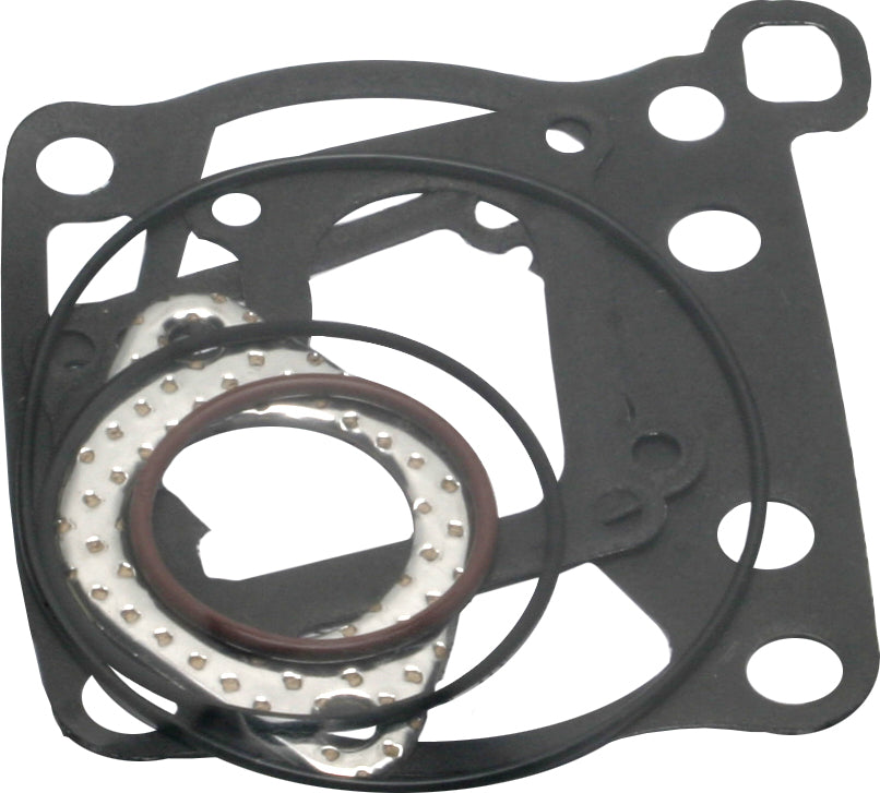 Cometic top end gasket kit for Suzuki engine, includes gaskets and seals for engine rebuild or repair.