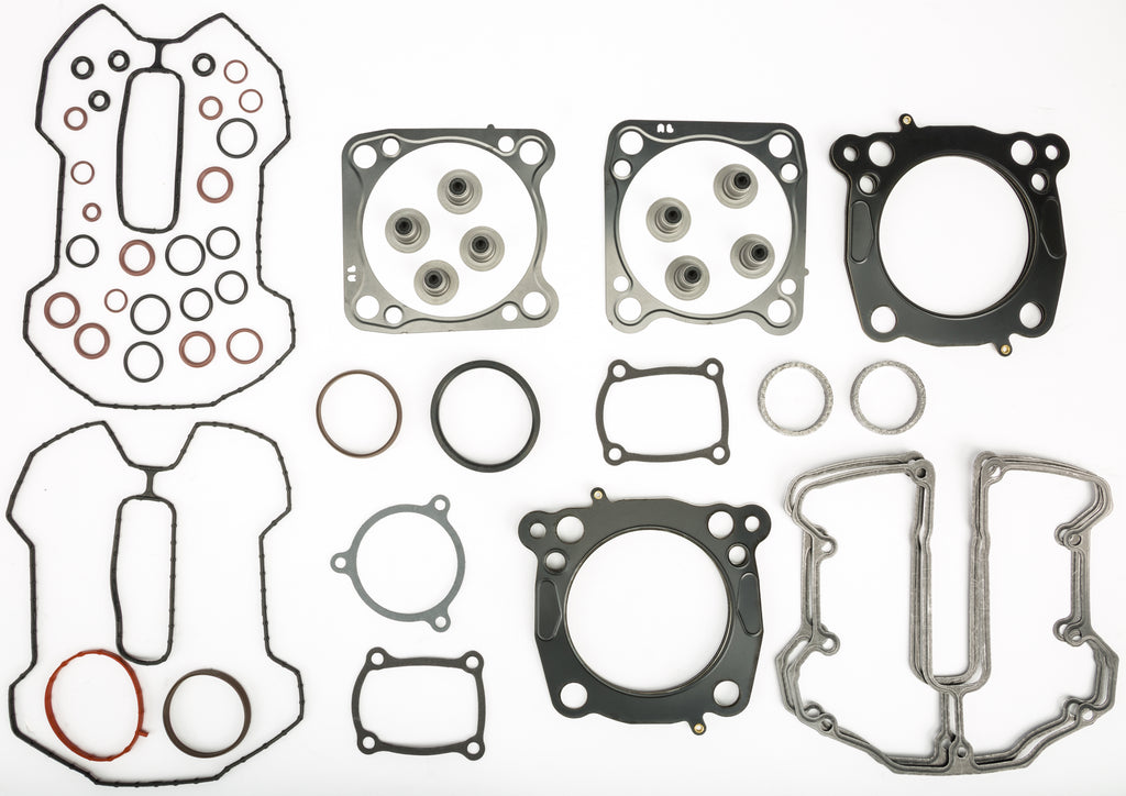 Cometic Top End Kit M8 4.125-inch gaskets and seals for 117cc engine, includes .030-inch head gasket, detailed view.