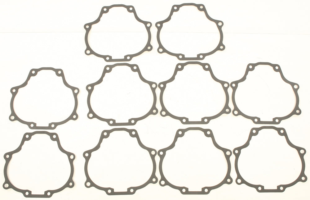 Cometic twin cam trans bearing cover gasket, OE#35654-06, for motorcycle engines, shown on a clean surface