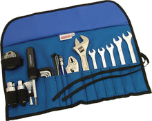 Load image into Gallery viewer, Cruztools Econokit H1 tool kit with compact tools for motorcycle maintenance and repairs, featuring various wrenches and screwdrivers.