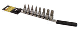 Cruztools Socket Bit Set 8pc Hex Metric 57-0016