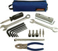 Cruztools Speedkit Compact Tool Kit with standard tools, compact design, and durable case for motorcycle repairs and maintenance.
