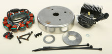 Charger l'image dans la galerie, Cycle Electric Dyna 99-03 electrical alternator kit, includes alternator and mounting components for Harley Davidson motorcycles.