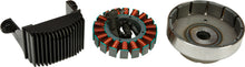 Charger l'image dans la galerie, Cycle Electric alternator kit for Harley FLH/FLT 2007-2008, electrical component with wiring and mounting hardware included.