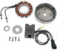 Load image into Gallery viewer, Cycle Electric alternator kit with rigid mount for 4-speed bikes, fits 1970-1984 models, includes electrical components.