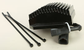 Cycle Electric electrical regulator for Dyna 06-07 motorcycles, close-up of the black metal unit with wiring connections.
