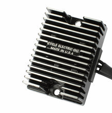 Load image into Gallery viewer, Cycle Electric electrical regulator for Softail motorcycles, model 00 273-1216, shown in this close-up image.