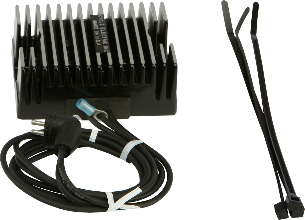 Cycle Electric softail electrical regulator for 1984-1988 Harley Softail models, part number 273-1203, in black and metal finish.