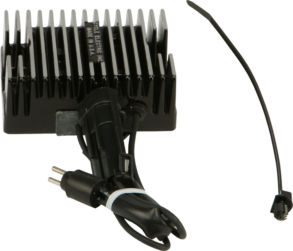 Cycle Electric electrical regulator XL 04-06 model, durable black metal with wiring terminals for motorcycle electrical system