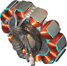 Load image into Gallery viewer, Cycle Electric electrical stator for FLH and FLT models, part 273-1402, showing detailed view of the motor component.