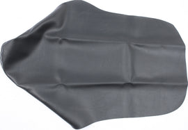 Cycle Works black seat cover for bikes, showing a close-up of the durable, padded seat cover with branding details.