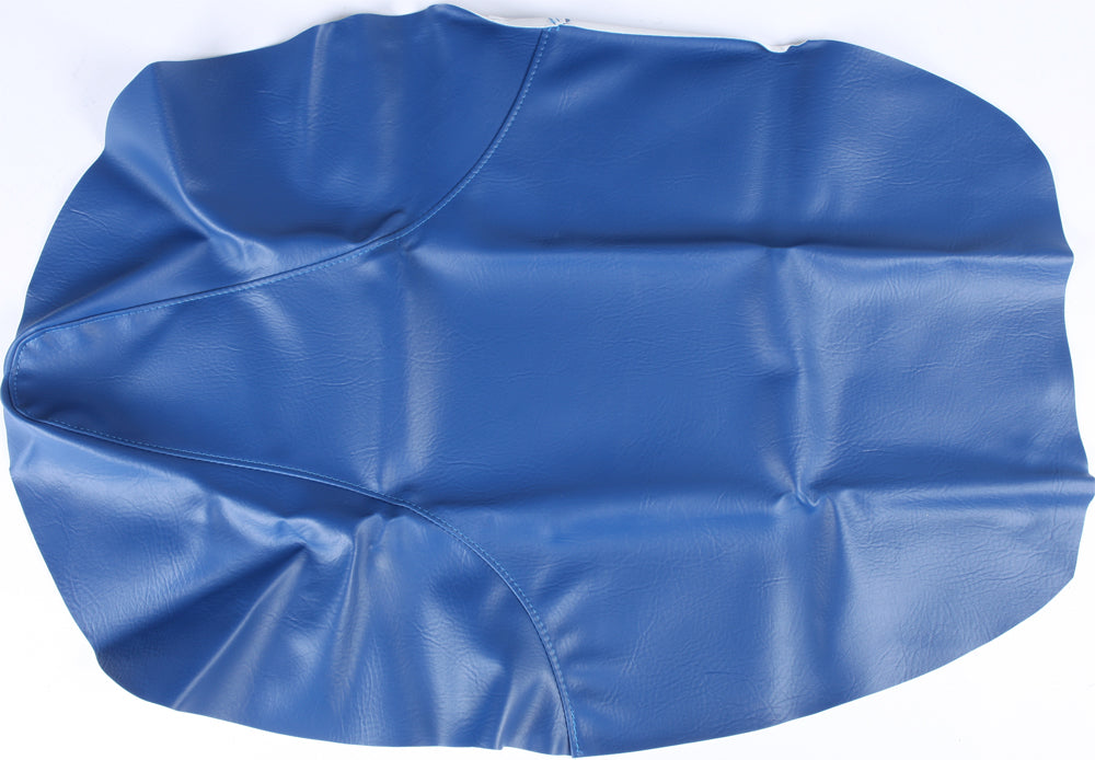 Cycle Works blue seat cover for bikes, showing the durable cushioned seat with the Cycle Works logo and vibrant blue color.