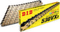 D.I.D 530VX3 Gold Chain, 110 links, for motorcycle, with gold finish and durable construction