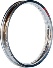 Load image into Gallery viewer, D.I.D Standard Rim Sil 1.60 x 21 for Kawasaki motorcycle, showing the black alloy wheel with rim details.