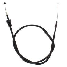 Load image into Gallery viewer, All Balls clutch cable 24-52120 for motorcycle, showing the black hydraulic control line with metal fittings.