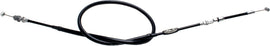 Motion Pro T3 Slidelight clutch cable for motorcycle, showing the black control cable with metal fittings and protective sheath.