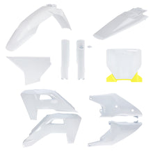 Load image into Gallery viewer, Acerbis plastic body kit for Husqvarna motorcycle, featuring full OEM replacement panels in durable plastic.