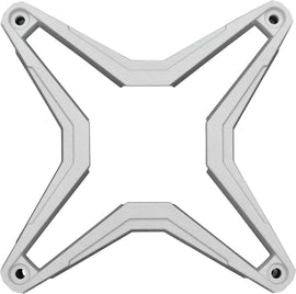 White grill inserts for SSV Works vehicle, part number PR 63-4994, shown installed on the front of the vehicle.