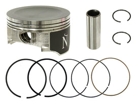 Namura Piston Kit 103.47/+1.50 Hon with piston, rings, and components for engine repair, showing assembled parts.