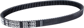SP1 Hi-Torque belt measuring 43.50 inches by 1.25 inches, designed for industrial or machinery use, with a durable rubber exterior.