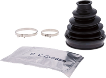 Load image into Gallery viewer, All Balls CV boot kit 21-95054 drive component showing rubber boot and clamps for vehicle axle repair.