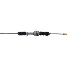 Charger l'image dans la galerie, All Balls steering rack assembly Can 251-4029 showing a close-up of the metal steering component with mounting points and gear teeth.