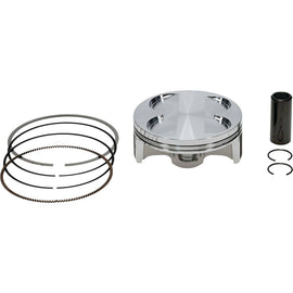 Vertex forged piston kit for Yamaha engine, 79.96mm bore, +3.00mm, 13.8:1 compression ratio, includes pistons and components.