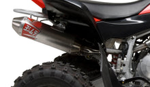 Load image into Gallery viewer, Yoshimura Signature RS-2 slip-on exhaust with stainless steel and aluminum finish, showcasing its sleek, polished design.