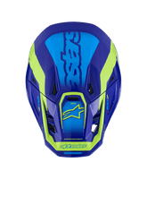 Charger l'image dans la galerie, Sm7 Deed Helmet Blue/Ylw Fluo Glossy Xl