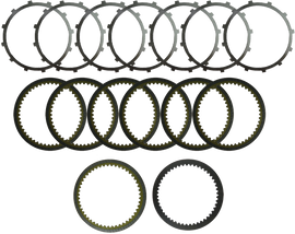 ALTO Carbonite Big Twin clutch pack for 1984-1989 Harley Davidson, includes clutch plates and components for smooth operation