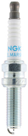NGK Spark Plug #96107/04 2-SILMAR9F9 showing the metal and ceramic components of the ignition spark plug.