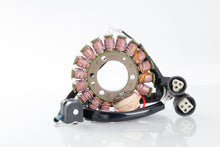 Load image into Gallery viewer, Ricks Motorsport Electric Stator 27-21902 for motorcycle electrical systems, showing the metal coil and mounting points.