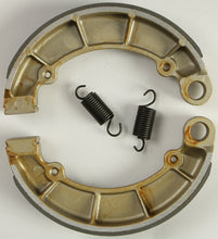 Load image into Gallery viewer, EBC Motorcycle Brakes Brake Shoes 316 Plain 14-316 showing the metal friction surface and shape of the brake shoes.