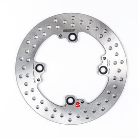 Rear Braking Rotor 32-4222 by Braking, showing the metallic disc with vented design and mounting holes for brake system.