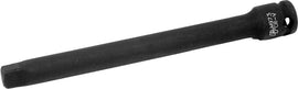 Performance Tool 3/8-inch by 6-inch impact extension bar, durable metal tool for power impact wrenches, shown in image.