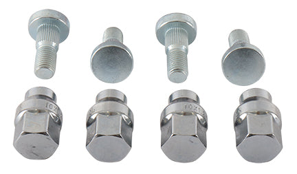 All Balls Wheel Stud Kit 28-51116 showing metal wheel studs and fasteners for motorcycle or vehicle wheel assembly.