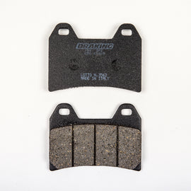 Semi-metallic Braking Brake Pad Set 31-784S by Braking shown in a close-up image of the brake pads for vehicle braking system.