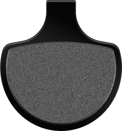 HardDrive sintered brake pad replacement for HD brake system, showing the durable metal pad with branding markings.